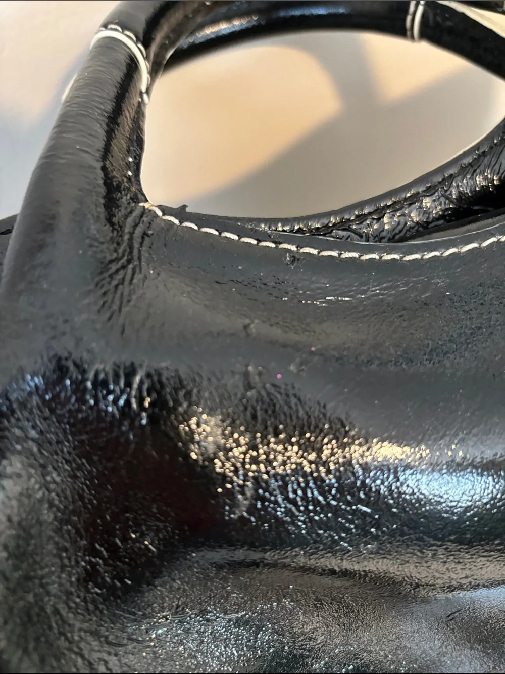 Kate Spade NY/ black patent handbag